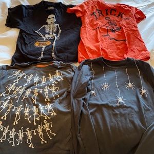 Lot of boys Halloween shirts